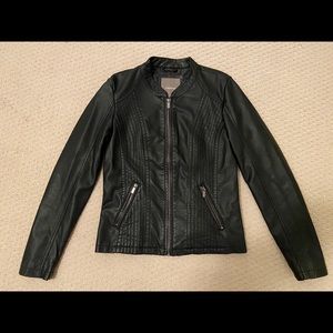 Faux Leather Jacket